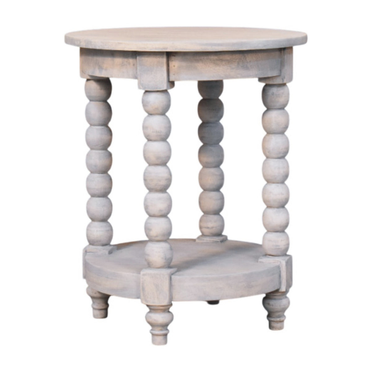 Spindle Washed Round Table