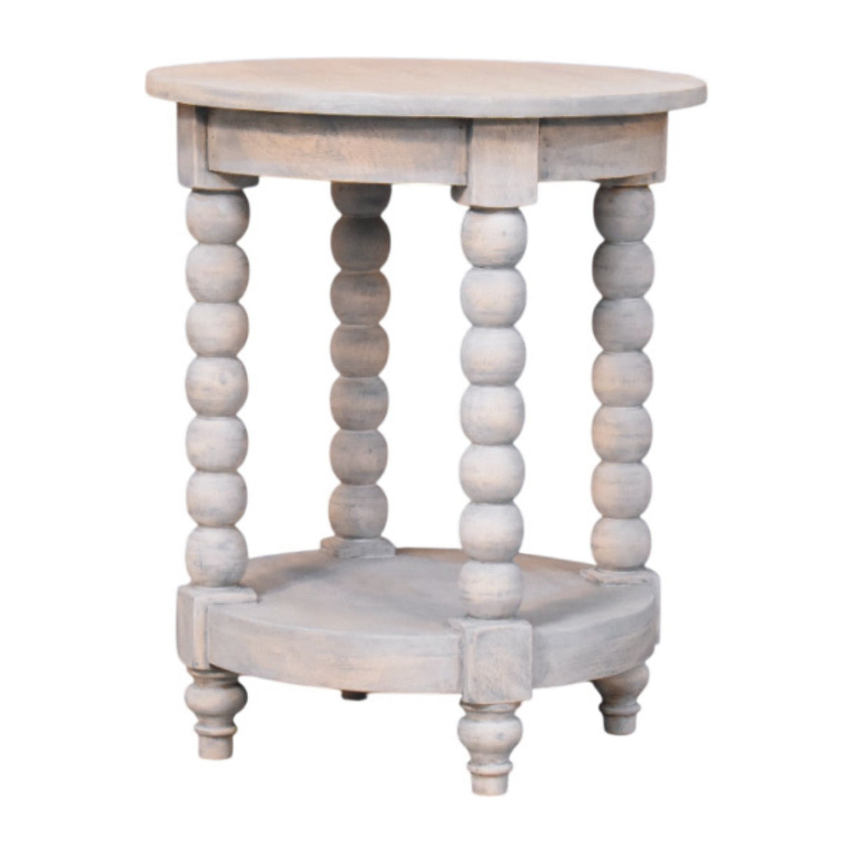 Spindle Washed Round Table
