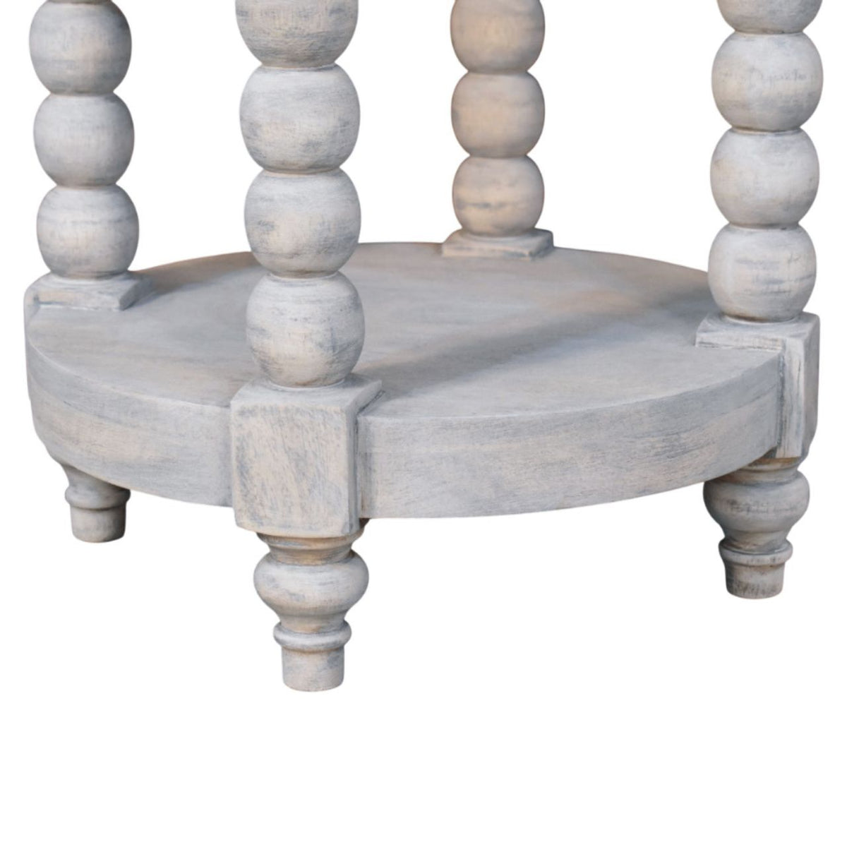 Spindle Washed Round Table