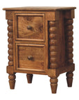 Spindle Amber Bedside