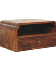 Avora Wall-Mounted Chestnut Bedside