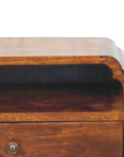 Avora Wall-Mounted Chestnut Bedside