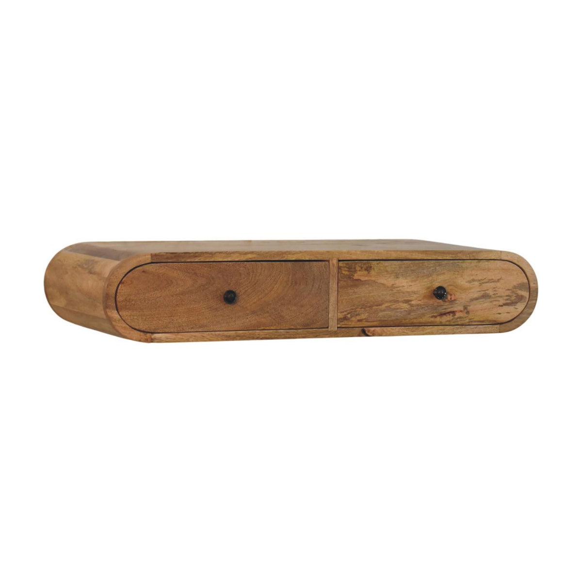 Curved 2 Drawer Wall Console
