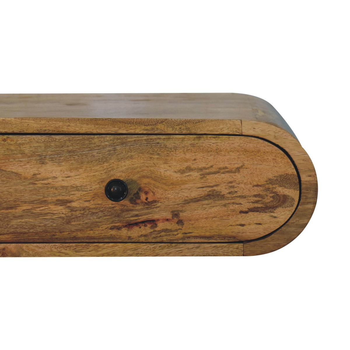 Curved 2 Drawer Wall Console