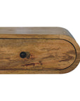 Curved 2 Drawer Wall Console