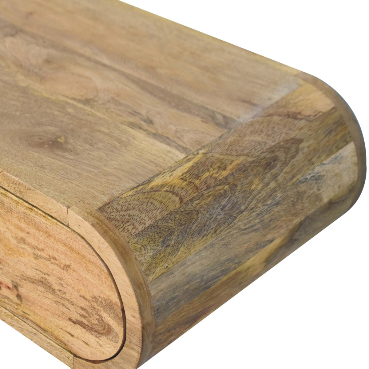 Curved 2 Drawer Wall Console