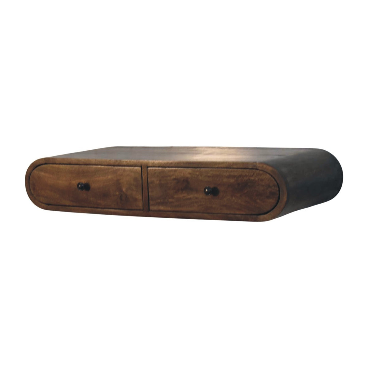Sculpted 2 Drawer Wall Console