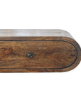 Sculpted 2 Drawer Wall Console