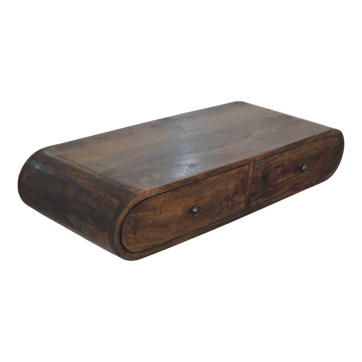 Sculpted 2 Drawer Wall Console