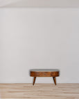 Chestnut Rounded Coffee Table