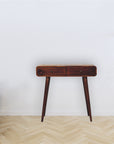 Chestnut Curved Hallway Table