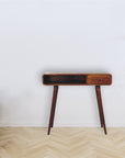 Curved Chestnut Writing Desk