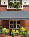 Aosom 8.2ft x 6.6ft Retractable Awning Sunshade Shelter Canopy for Patio Outdoor Deck, image 16