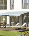 Aosom 8.2ft x 6.6ft Retractable Awning Sunshade Shelter Canopy for Patio Outdoor Deck, image 8