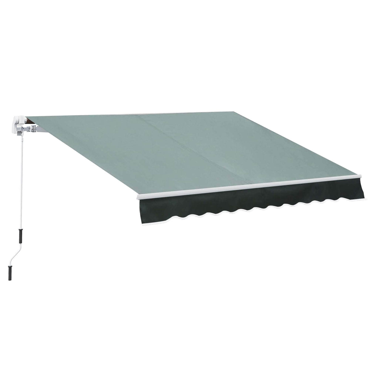 Aosom 8.2ft x 6.6ft Retractable Awning Sunshade Shelter Canopy for Patio Outdoor Deck, image 2