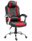 Aosom Ergonomic Swivel Recliner Height Adjustable Racing Office Gaming Chair in Faux Leather, image 2