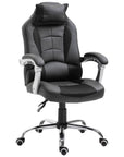 Aosom Ergonomic Swivel Recliner Height Adjustable Racing Office Gaming Chair in Faux Leather, image 7