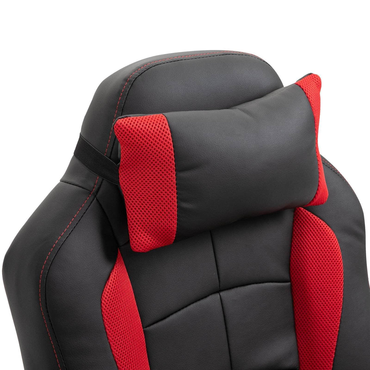 Aosom Ergonomic Swivel Recliner Height Adjustable Racing Office Gaming Chair in Faux Leather, image 5