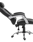 Aosom Ergonomic Swivel Recliner Height Adjustable Racing Office Gaming Chair in Faux Leather, image 13