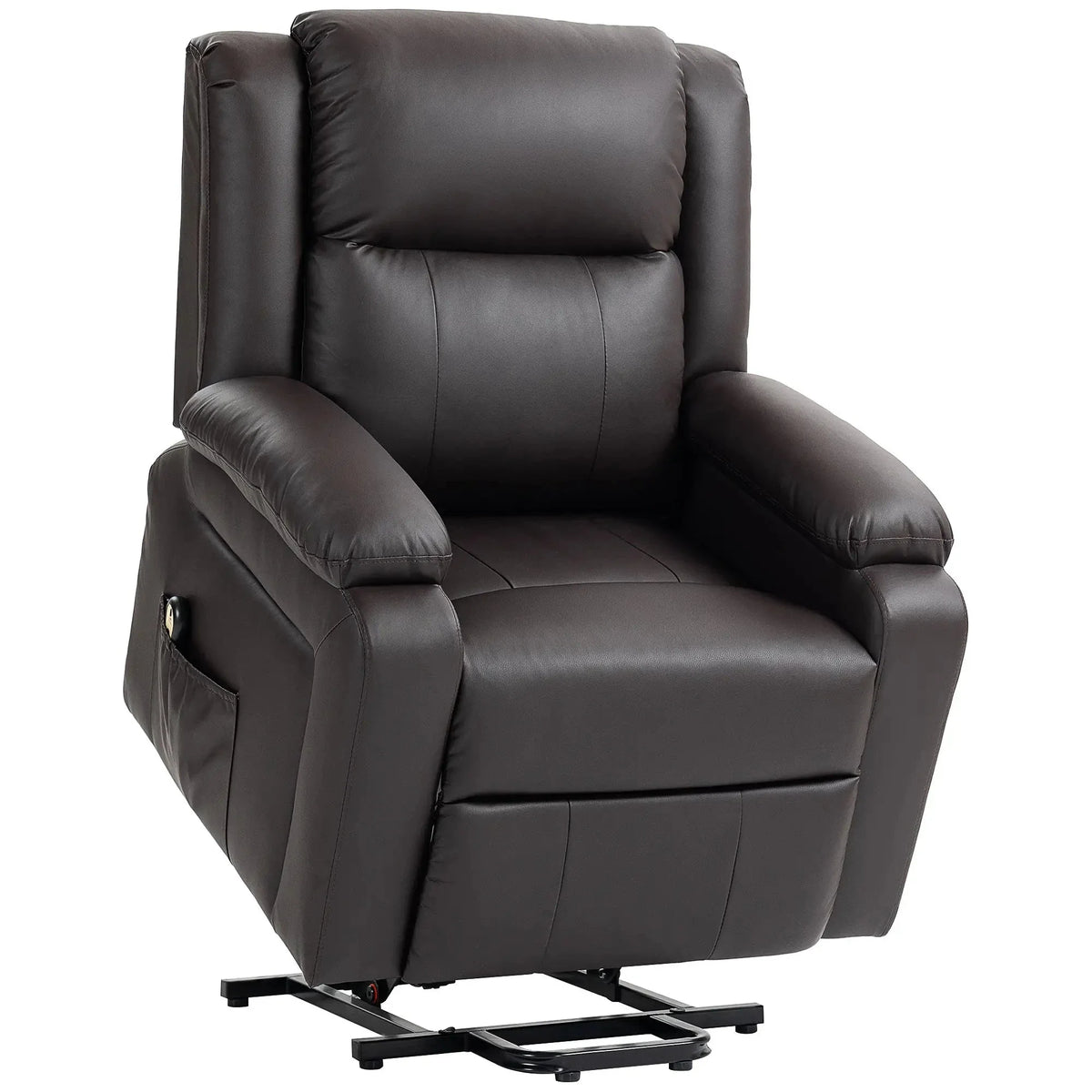 Aosom Faux Leather Upholstered Power Lift Recliner Chair, image 10
