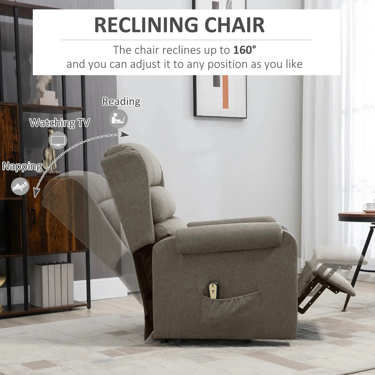 Aosom Lift Power Recliner Chair, image 5