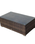 Aosom 5 Piece Outdoor Patio Rattan Wicker Modular Sectional Sofa Set with Coffee Table, image 12