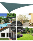 Aosom 10ft Triangle Canopy Sun Shade Sail Canopy with Carrying Bag, image 17
