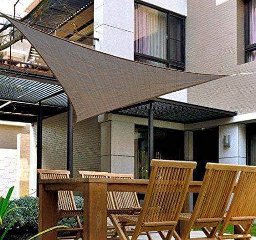 Aosom 10ft Triangle Canopy Sun Shade Sail Canopy with Carrying Bag, image 1