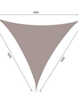 Aosom 10ft Triangle Canopy Sun Shade Sail Canopy with Carrying Bag, image 2