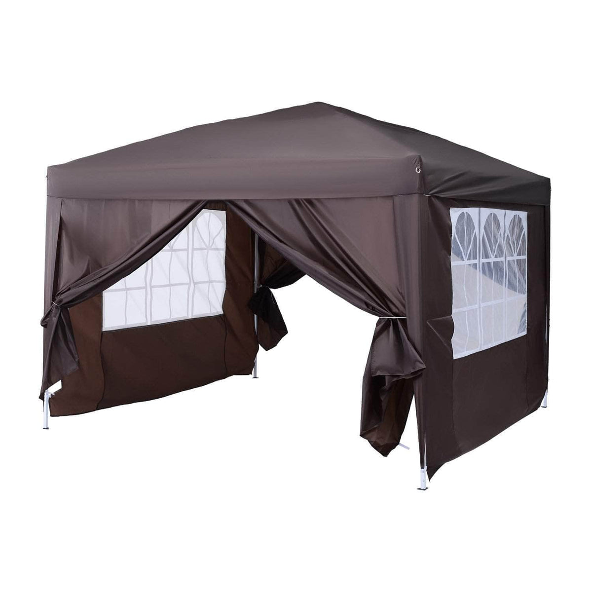 Aosom 10ft x 10ft Gazebo Canopy Portable Outdoor Folding Pop Up Tent, image 15