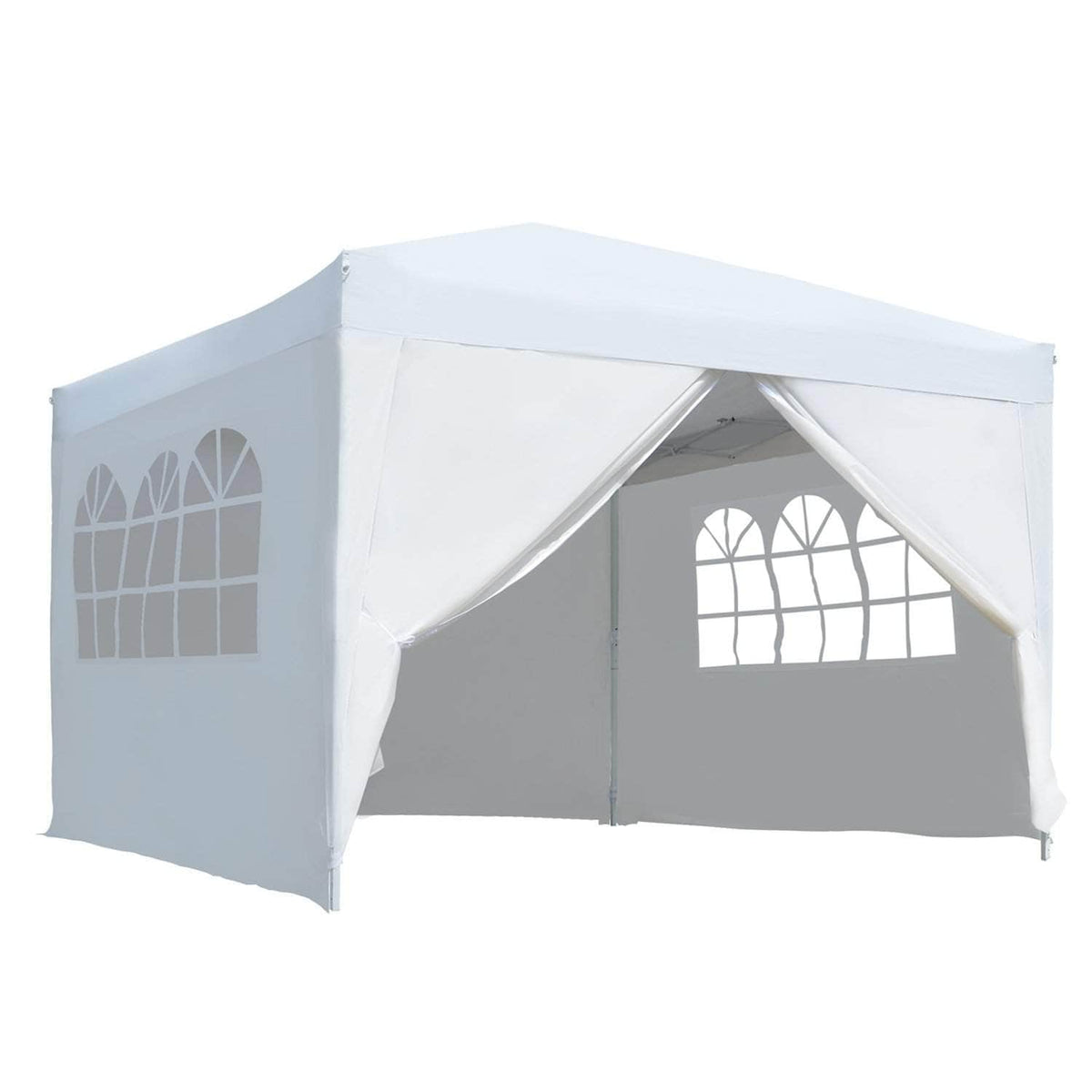 Aosom 10ft x 10ft Gazebo Canopy Portable Outdoor Folding Pop Up Tent, image 12