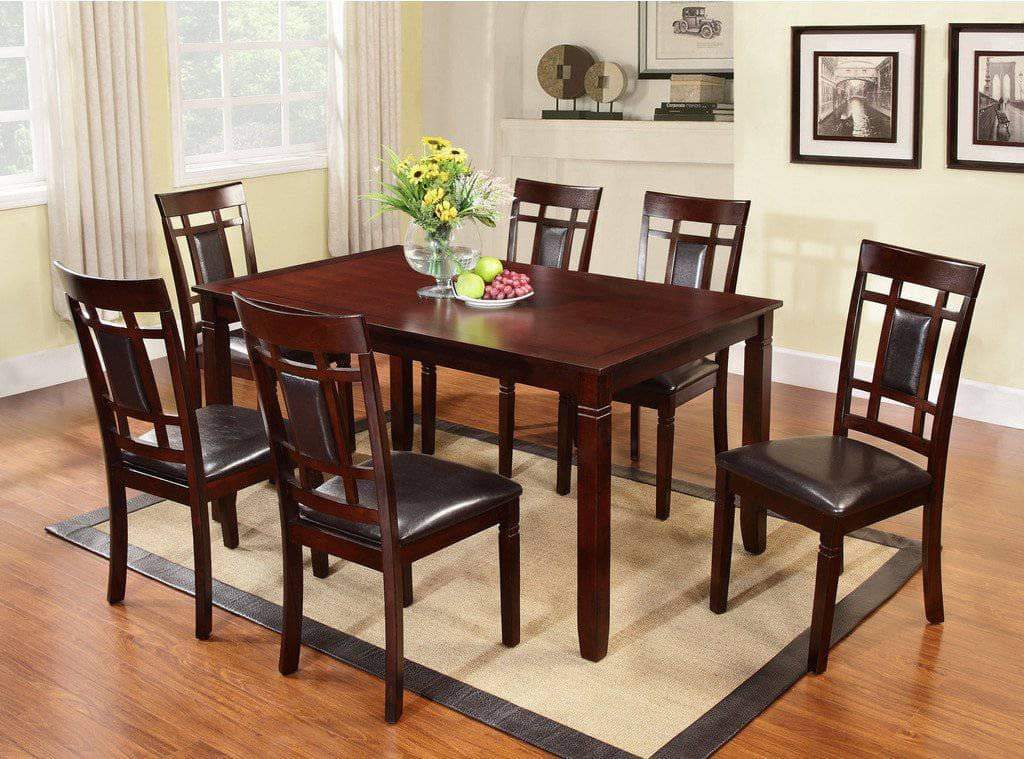 Brassex Inc. Kitimat 7 Piece Dining Set, image 1