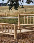 Canadian Log Furniture Traditional Solid Wood Log Cabin Bed Frame, image 1