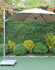 CIEUX Marseille Outdoor Cantilever Umbrella with Marble Base on Castors, image 1