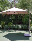 CIEUX Marseille Outdoor Cantilever Umbrella with Marble Base on Castors, image 2