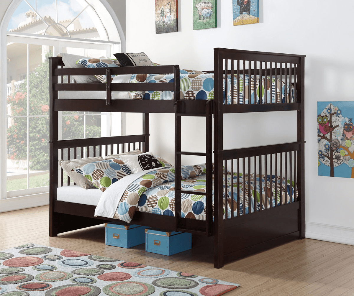 IFDC Mission Full over Full Wooden Bunk Bed, image 1