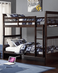 IFDC Mission Twin over Twin Wooden Bunk Bed, image 4