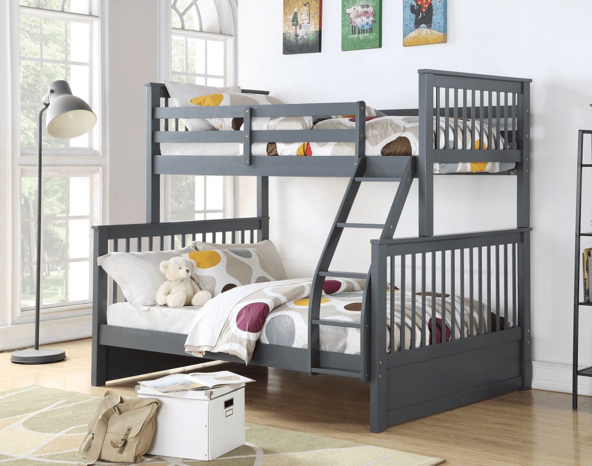 IFDC Mission Twin over Full Wooden Bunk Bed, image 1