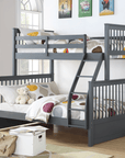 IFDC Mission Twin over Full Wooden Bunk Bed, image 1