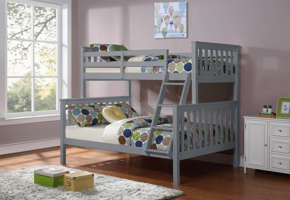 IFDC Tofino Twin over Full Wooden Bunk Bed, image 1