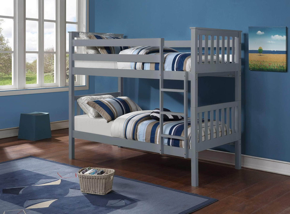 IFDC Tofino Twin over Twin Wooden Bunk Bed, image 2