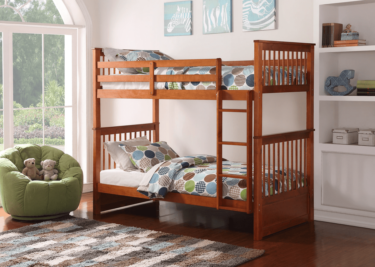 IFDC Mission Twin over Twin Wooden Bunk Bed, image 3