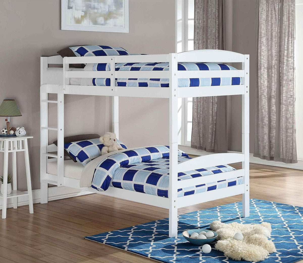 IFDC Kelowna Twin over Twin Wooden Bunk Bed, image 3