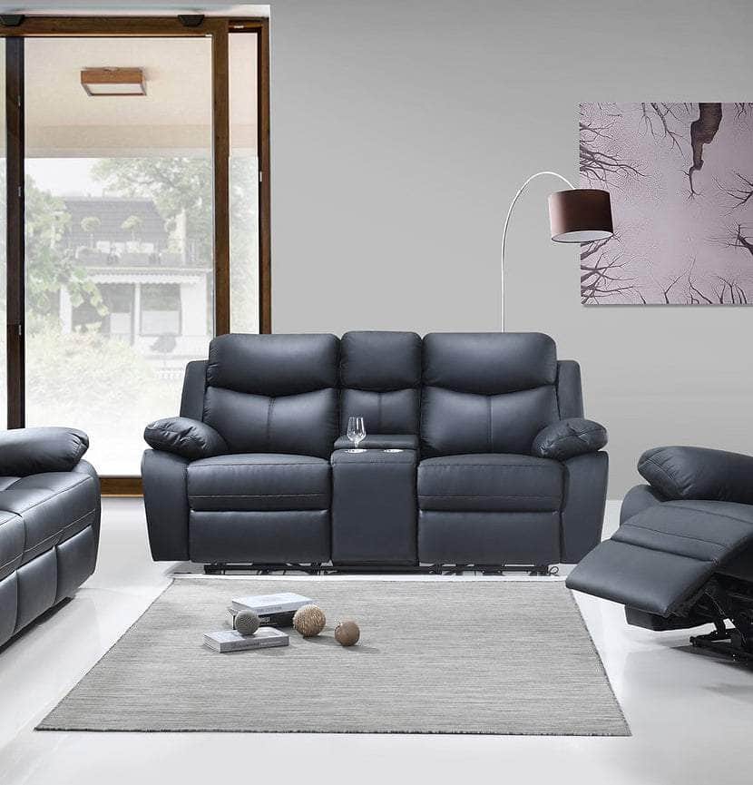 IFDC Whitby Power Reclining Sofa, Loveseat and Chair Set in Leather Match, image 4
