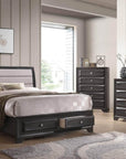 IFDC Natalie 2 Drawer Nightstand in Brown, image 2