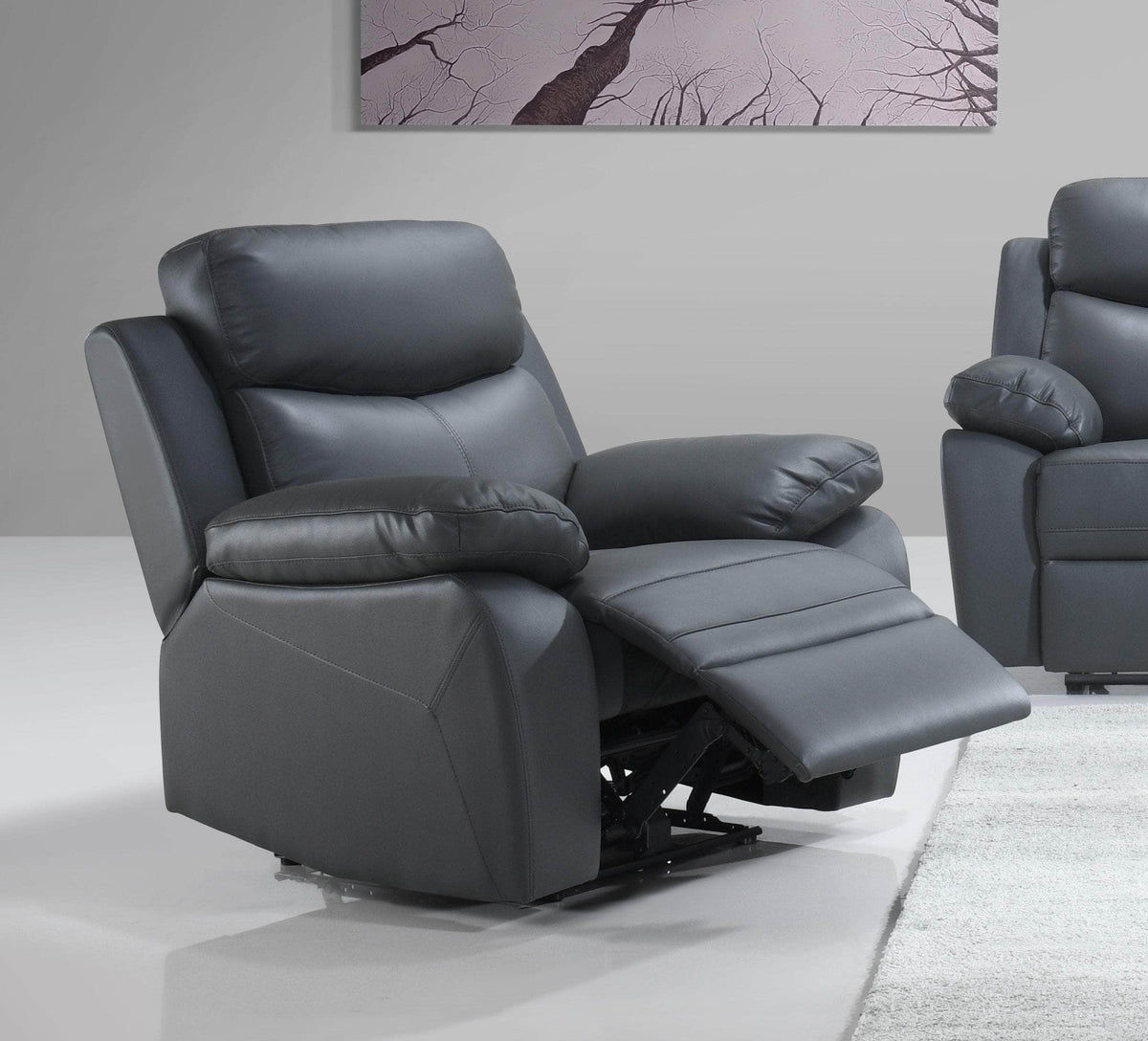 IFDC Whitby Power Reclining Sofa, Loveseat and Chair Set in Leather Match, image 11