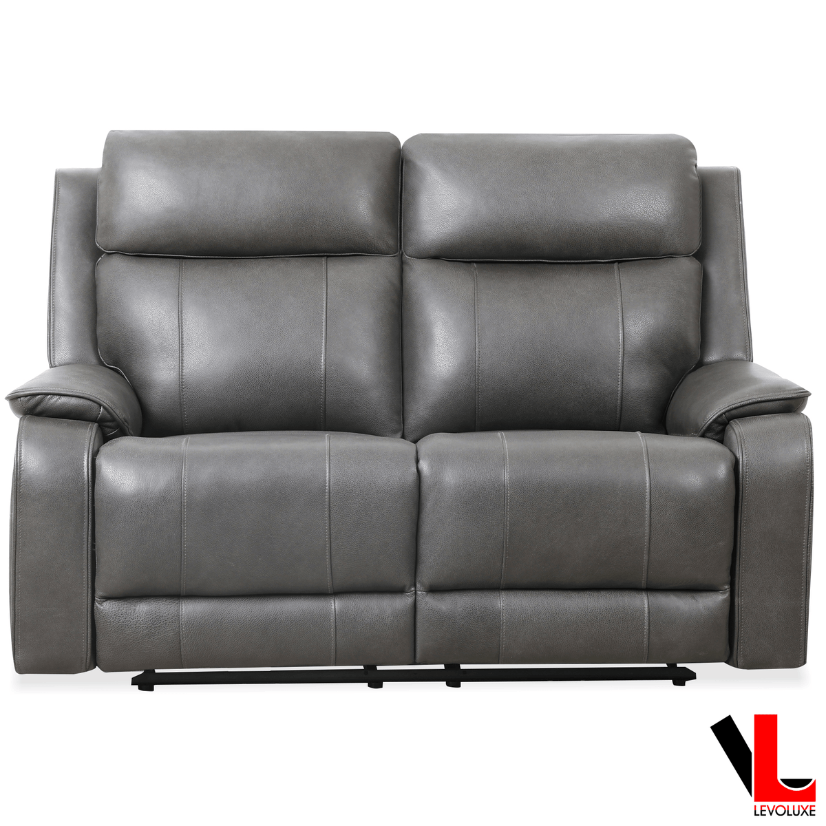 Levoluxe Brindle 60" Leather Match Power Reclining 2 Seater Loveseat, image 5