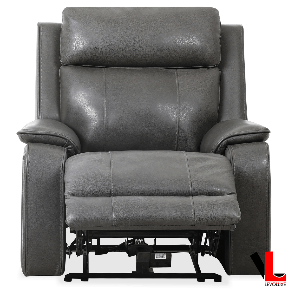 Levoluxe Brindle 36.5" Leather Match Power Reclining Chair, image 4