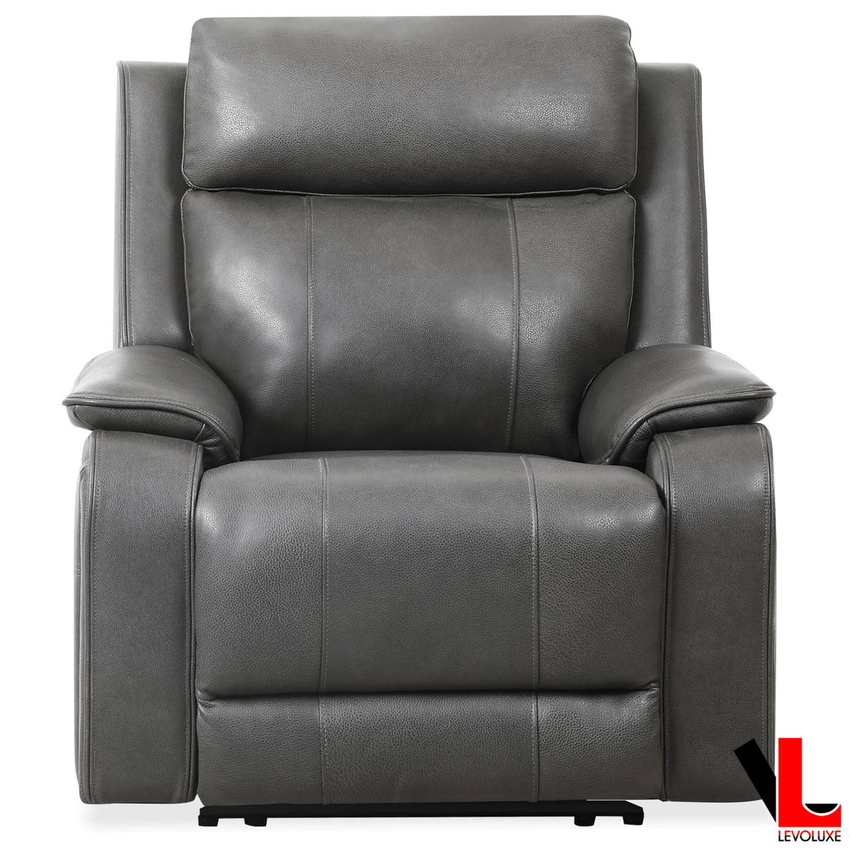 Levoluxe Brindle 36.5" Leather Match Power Reclining Chair, image 5