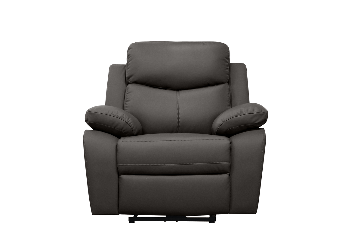 Levoluxe Aveon 38.5" Pillow Top Arm Reclining Chair in Leather Match, image 9